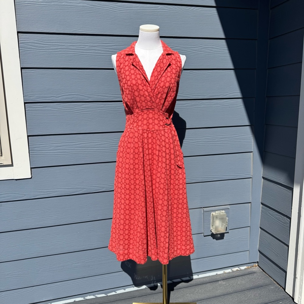 🍅 Anthropologie – Rust Midi Dress 🍅